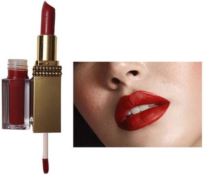 N&N longlasting and waterproof red lipstick pack of 1(Red, 8 ml)