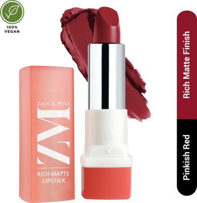 ZM Zayn & Myza Rich Matte Lipstick | With Argan oil, Murumuru and Shea butter | FLAME UP(Flame Up, 4.2 g)