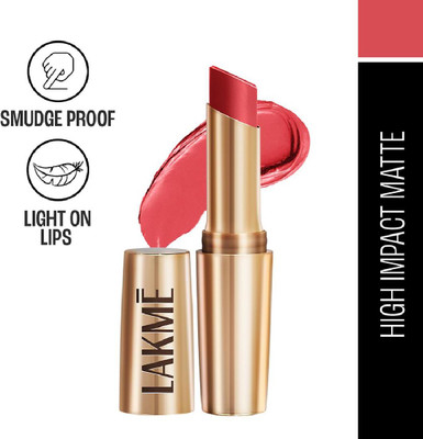 Lakmé 9to5 Powerplay Priming Matte Lipstick(Peachy Affair, 3.6 g)
