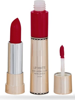 Yuency BEST LONG STAY 2 IN 1 LIPSTICK(BRIDAL RED, 8 g)