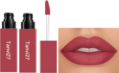 tanvi27 Combo Non-Transfer Matte Finish Highly Pigmented Peach Pink Liquid Lipstick(Peach Pink, 8.4 g)