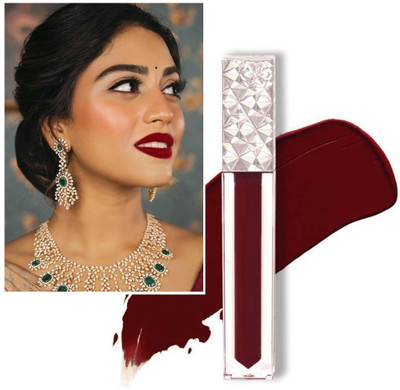 tanvi27 Best-Ultra-Pigmented-Waterproof-Longlast-Matte-Sensational-Deep-Red-Lipstick(Deep Red`, 5 ml)