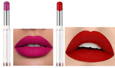 GABBU Non Transfer Matte Water Proof Smooth Lipstick Sultry & brave red(SULTRY, BRAVE RED, 7.6 g)