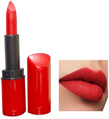 Luipui new red matte finish lipstick waterproof long lasting pack of 1(red, 6 g)