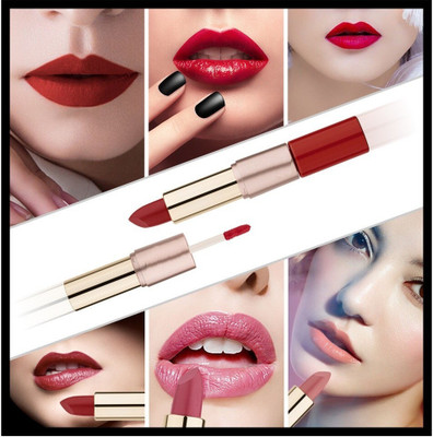 winry BEST MATTE FINISH 2 IN 1 LIQUID AND CRAYON LIPSTICK(RED, 10 g)