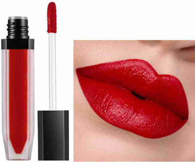 Libline Soft matte Smudge Proof Long lasting Liquid Matte Lipstick Tomato Red(RED, 6 ml)