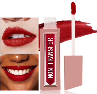AEPRUY Matte Ultra Smooth Liquid Matte Lipstick Waterproof & Smudge proof(Red Velvet, 4 ml)