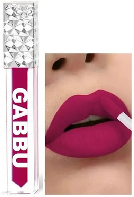 GABBU Longlast SensationaL Liquid Matte Lipsticks(Dark pink, 5 ml)
