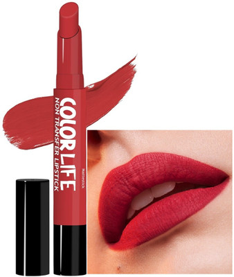 DARVING Soft Matte Long Stay Lipstick with Jojoba Oil & Vitamin E for 12 Hour Long Stay(Ruby Red, 2 g)