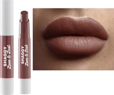 SHAGGY 12Hrs.Stay longlasting crayon Lipstick transferpoof Matte Crayon(3.5gm)(brown, 3.5 g)