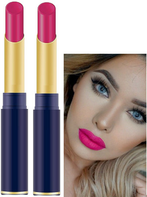 tanvi27 Combo Long Lasting Non Transfer Waterproof Matte Hot pink Lipstick(Hot pink, 8 g)