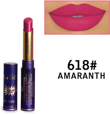 maliao Color Stay Waterproof Non Transfer Lipstick New A(Amarantha, 4 g)