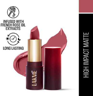 Lakmé Forever Matte Lipstick(Pink Flamingo, 4.5 g)