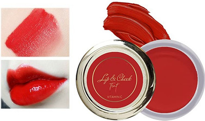 KAIASHA Lip and Cheek Tint --Creamy Matte Lip and cheek tint(red, 10 g)