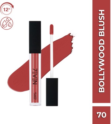 7even HD Finish Girls Night Out Liquid Creame Matte Lipstick Waterproof(BOLLYWOOD BLUSH, 5 ml)