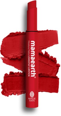 Mamaearth Moisture Matte Longstay Lipstick with Avocado Oil & Vitamin E -12 Hour Long Stay(Grapefruit Pink, 2 g)