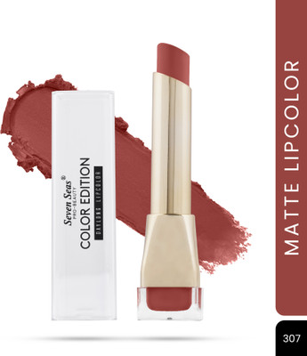 Seven Seas Color Edition Day Long Lipcolor Lipstick | Waterproof | Smudge Proof Lipstick(Castro1, 3.5 g)
