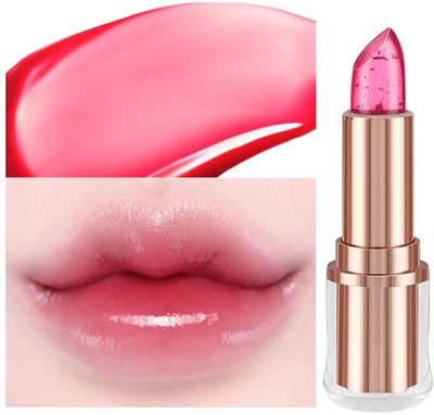 NADJA NEW PROFESSIONAL COLOR CHANGING JELLY LIPSTICK WITH GLOSSY FINISH(PINK, 3.6 ml)