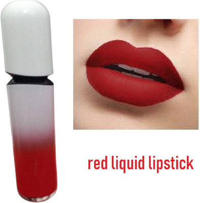Luipui pretty red color matte lipstick for girls pack of 1(red, 6 ml)