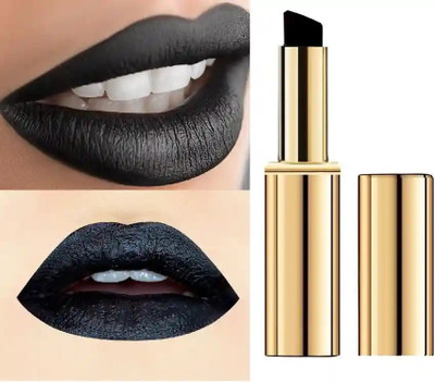 Vyomiris BEST CREAMY MATTE LIPSTICK BLACK COLOR(BLACK, 3.6 g)