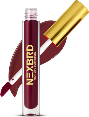 SR NEXBRD NEXBRD Velvet Matte Liquid Lipstick(BERRY RED, 6 ml)