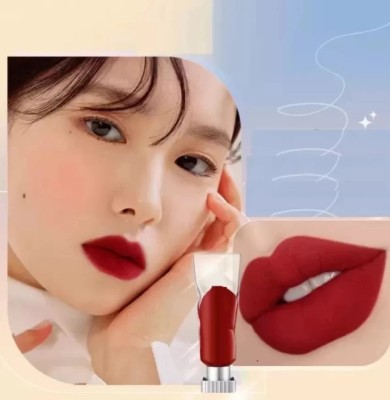 GABBU Ice Cube Matte Lipstick Red Velvet Transparent Lip Glaze Pigment(RED, 8 ml)