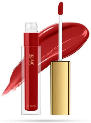 YAWI Red Long Lasting & Waterproof Matte Liquid Lipstick(Ruby, 4 ml)
