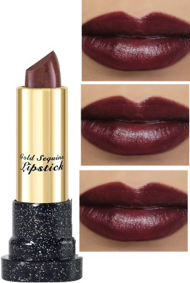 REIMICHI Long Lasting Highly Pigmented shimmer Metallic Lipstick(MAROON, 3.6 g)