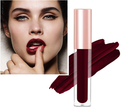 tanvi27 MATTE FINISH NON TRANSFER LIPSTICK(MAROON, 3 ml)