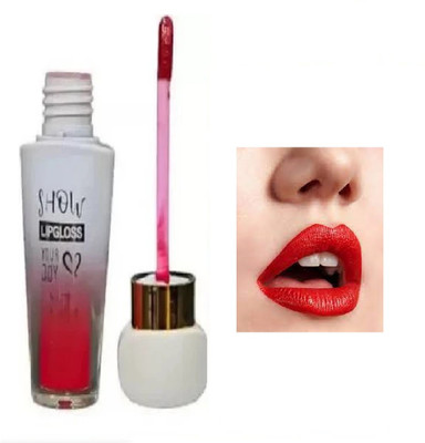 Luipui liquid form red color creamy matte finish lipstick pack of 1(red, 6 ml)