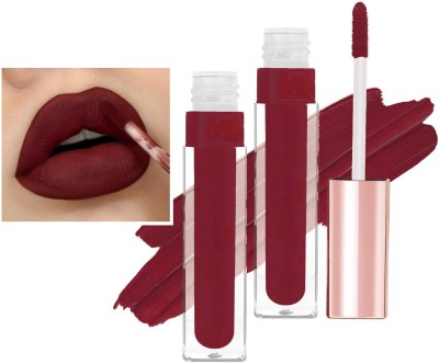 tanvi27 New Super Stay & Kiss Proof Velvet Matte Deep Red Lipstick Lip Stain(12 ml)