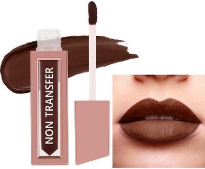 AEPRUY MATTE FINISH LIQUID LIPSTICK WATER PROOF AND SMUDGE PROOF(CHOCOLATE, 4 ml)