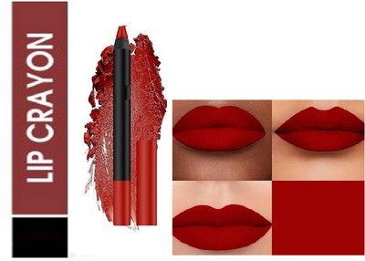 Luipui red matte lipstick waterproof pack of 4(RED, 16 ml)