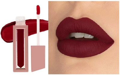 GULGLOW99 Non Transfer Smudge Proof Longlasting Liquid Matte mulberry Lipstick(mulberry, 4.5 ml)
