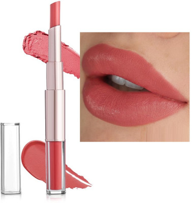 Latixmat Non transfer 2 in 1 liquid and matte water proof lipstick(peach, 12 g)