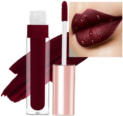 tanvi27 WATER PROOF, PIGMENTS LIQUID DARK MAROON LIPSTICK(MAROON, 6 ml)