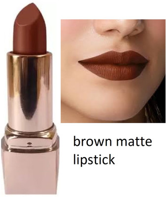Luipui BROWN CRAYON MATTE LOOK WONDERFUL LIPSTICK PACK OF 1(BROWN, 6 g)