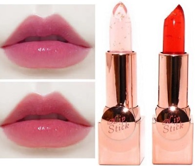 SEUNG MOISTURIZING GEL GLOSSY COLOR CHANGING LIPSTICK PINK COLOR(PINK, RED, 6.12 g)