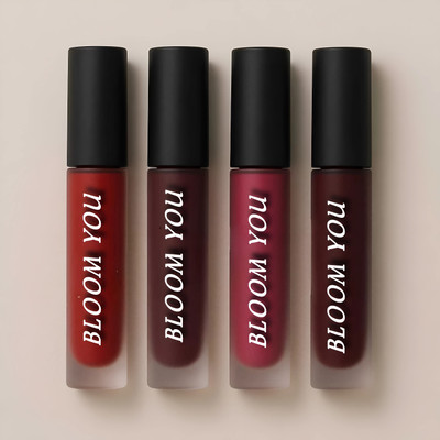 BLOOM YOU Glam Reds – Pack of 4 Power Hues(Red, 10 ml)