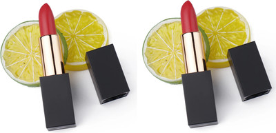 REIMICHI Combo Glam Look Matte Lipstick Plump, Impactful All-Day Glamour Red(Red, 7 g)