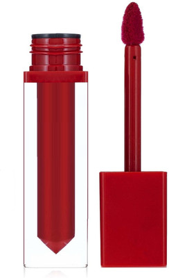 MYEONG Tomato Red Color Non Drying Smudge Proof Matte Liquid Lipstick(Tomato Red, 6 ml)