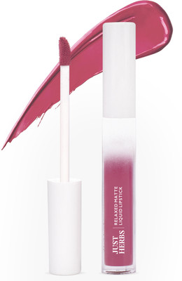Just Herbs Relaxed Matte Liquid Lipstick 12 Rosy Mauve(Rosy Mauve, 4 ml)