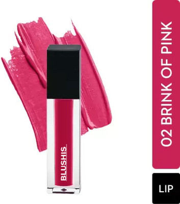 BLUSHIS Longlasting Waterproof & Ultra Smooth Liquid Matte Lipsick(Coral Pink, 3 ml)