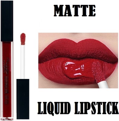 BLUEMERMAID Velvet Matte Lipstick Waterproof Long Non-stick Cup Lipstick(RED, 6 ml)