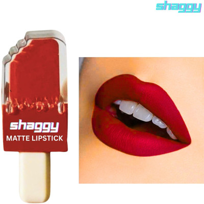 SHAGGY Red matte liquid lipstick waterproof and trending( pack of 1)599(Red, 12 ml)