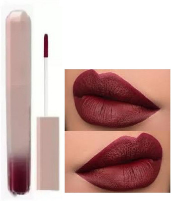 Luipui new maroon matte liquid lipstick pack of 1 best for beautiful lips(maroon, 6 ml)