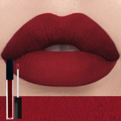 NADJA Insight Matte Lip Ink Smudge-proof Liquid Lipstick(CHERRY RED, 6 ml)