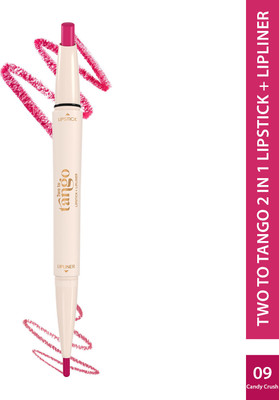 Glam21 Two To Tango Lipstick+LipLiner Duo | Smudgeproof Non-Transfer Matte Finish(Candy Crush, 0.65 g)