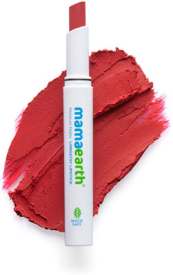 MamaEarth Moisture Matte Longstay Lipstick with Avocado Oil & Vitamin E (Cherry Punch, 2 g)