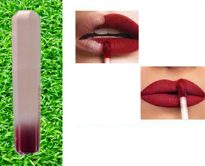 Luipui nice liquid maroon color matte lipstick for lips pack of 1(maroon, 6 ml)